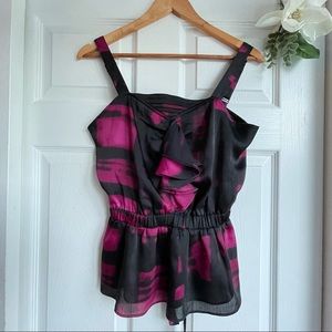 🎉HP🎉DKNY Jeans Ruffled Blouse Sz S